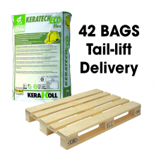 Kerakoll Keratech Eco Flex Eco Friendly Flexible Self Levelling Compound 25kg Full Pallet (42 Bags Tail Lift)